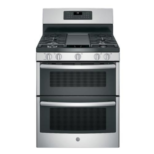 GE JGB860SEJ2SS 30-Inch Free-Standing Gas Double Oven Convection Range