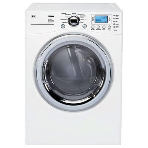 LG DLE8377WM 27 Inch Front-Load Electric Dryer with 7.3 cu. ft. Capacity & 9 Drying Programs: White
