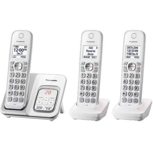 Panasonic KXTGD533W Dect 6.0 Expandable Cordless Phone System