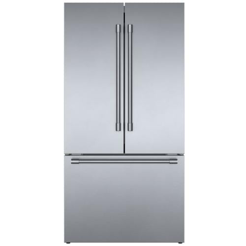 Bosch B36CT81SNS/03 800 Series French Door Bottom Mount Refrigerator 36' 'Easy Clean Stainless Steel