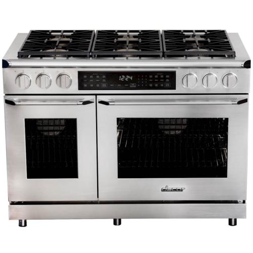 Dacor HDER48S/LP 48 Inch Dual Fuel Range with Four-Part Pure Convection
