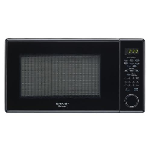 Sharp R459YK Family Size 1.3 Cft Mwo Black