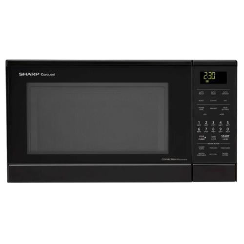 Sharp R830BK Mid-Size Convection .9 Cft Mwo