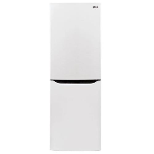 LG LBN10551SW 24 Inch Counter Depth Bottom-Freezer Refrigerator with Pocket Handles, Multi-Air Flow System, Door Alarm, 4 Freezer Drawers, Spillproof Glass Shelving, Digital Temperature Controls, LED Panels, SmartDiagnosis and 10.1 cu. ft. Capacity