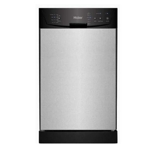 Haier HDBC100AFS 18-Inch Built-In Front Control Dishwasher (Stainless Steel)