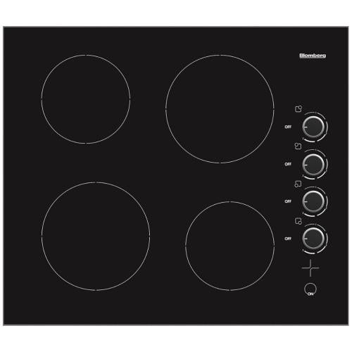 Blomberg 7735687902 Cte24402 24 Inch Smooth Top Electric Cooktop