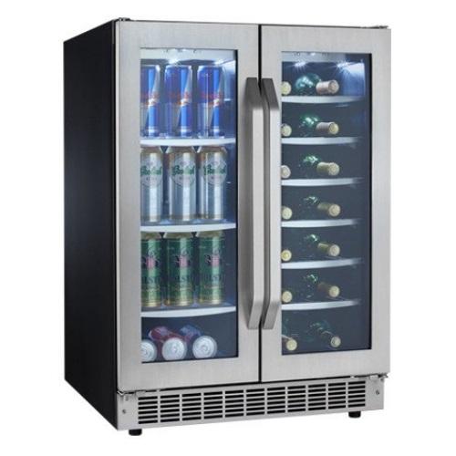 Silhouette DBC7070BLSST Built-In Dual Zone Beverage Center / Wine Cooler