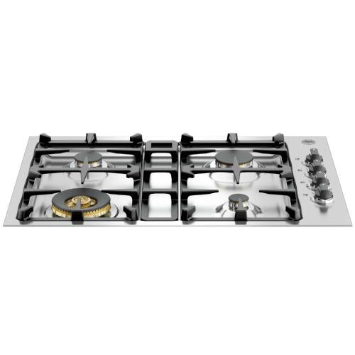 Bertazzoni QB30M400X Master Series 30 Inch Gas Cooktop with 4 Sealed Brass Burners