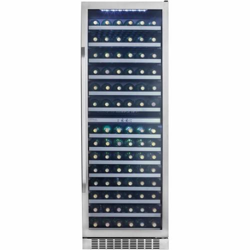 Silhouette DWC408BLSST Select 24 In. Built-In Wine Cellar - Black/Stainless Steel