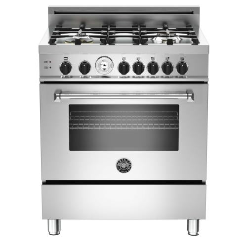 Bertazzoni MAS304GASXT Master Series 30 Inch Freestanding All Gas Range with Natural Gas