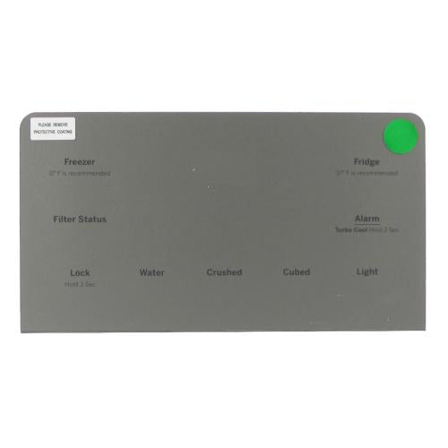 GE Control Display Asm Stainless - WR55X35785