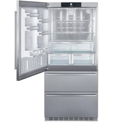 Liebherr CS2091 Combined Fridge-Freezer-Nofrost-St. Steel