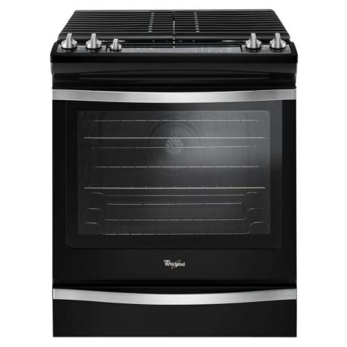 Whirlpool WEG745H0FE0 Gas Range Withcenter Oval Burner( Black Ice)