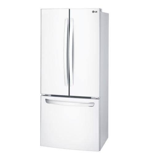 LG LFCS22520W 21 Cu. Ft. Large Capacity 30-Inch Wide 3-Door French Door Refrigerator