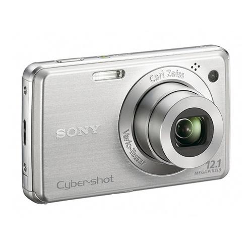Sony DSCW220 Cyber-shot® Digital Still Camera; Silver