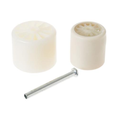 GE Refrigerator Front/Rear Wheel & Axle - WR49X10268