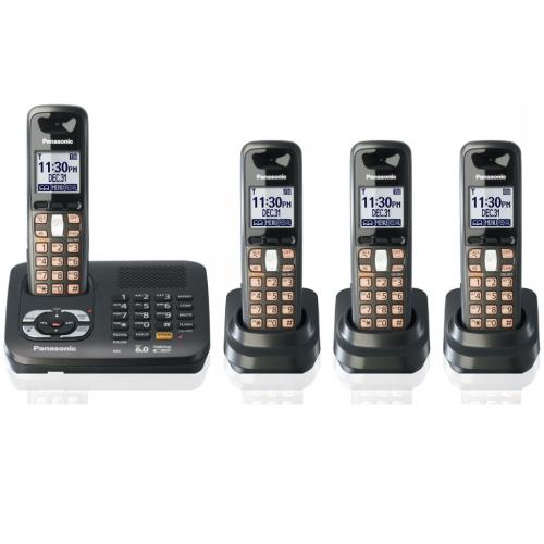 Panasonic KXTG6444T Dect 6.0 Exp Cdl W/4