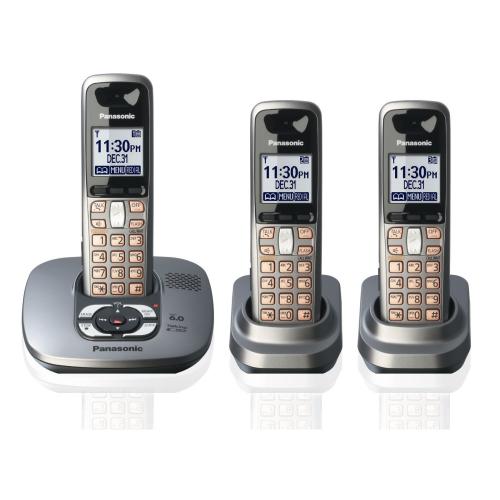 Panasonic KXTG6433M Dect 6.0 Exp Cdl W/3
