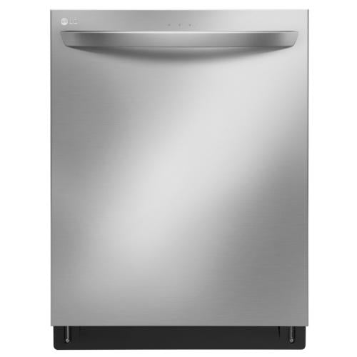 LG LDT7797ST Fully Integrated Dishwasher with QuadWash™, 3rd Rack, SmartThinQ®, EasyRack™ Plus, Inverter Direct Drive, Cutlery Basket, Express Cycle, Energy Saver, 3-Stage Filtration, 15 Place Settings and 44 dBA LoDecibel™ Operation: Stainless Steel