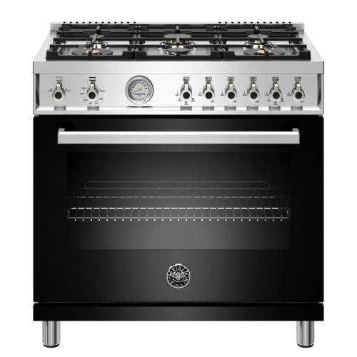 Bertazzoni PROF366GASNET Professional Series 36 Inch Freestanding All Gas Range with Natural Gas