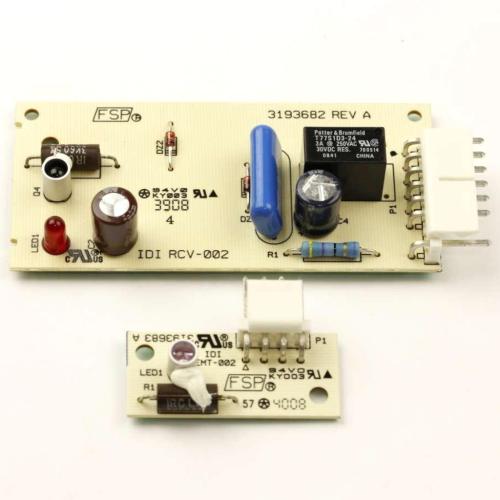 Whirlpool Refrigerator Ice Maker Optic Board Set - W10757851