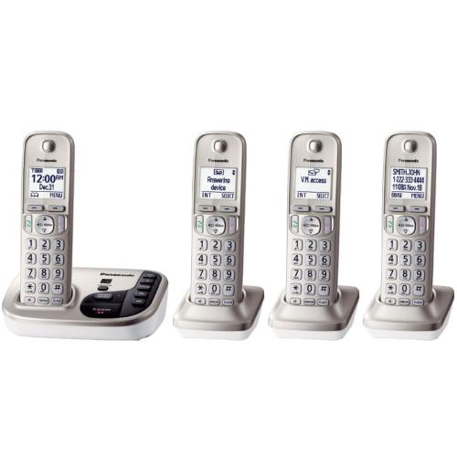 Panasonic KXTG444SK Expandable Cordless Phone/Caller Id/ 4 Handsets