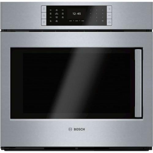 Bosch HBLP451LUC/07 Benchmark® Single Wall Oven 30'' Left Side opening Door, Stainless Steel