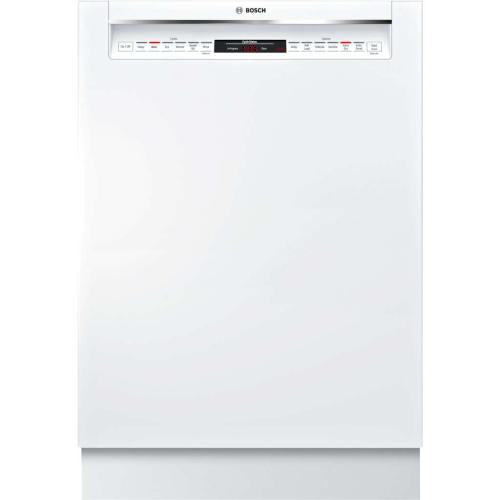 Bosch SHE878WD2N/11 800 Series Dishwasher 24'' Custom Panel Ready White