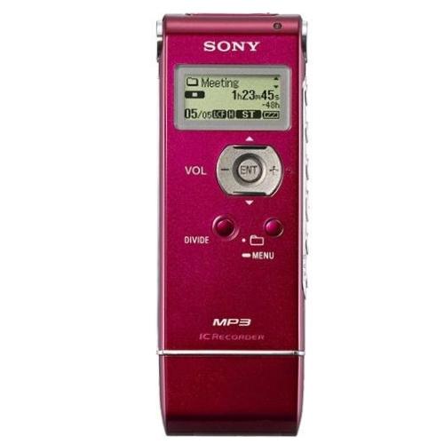 Sony ICDUX71RED Digital Flash Voice Recorder. (Red)