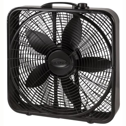 Lasko B20801 20-Inch Weather-Shield Select Box Fan With Thermostat