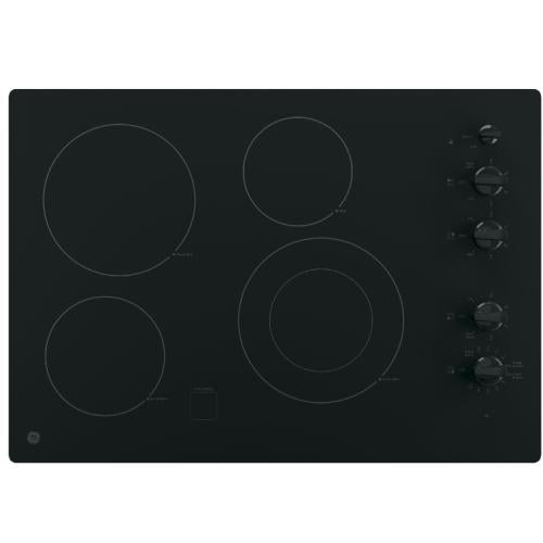 GE JP3530DJ1BB Ge 30" Built-In Knob Control Electric Cooktop
