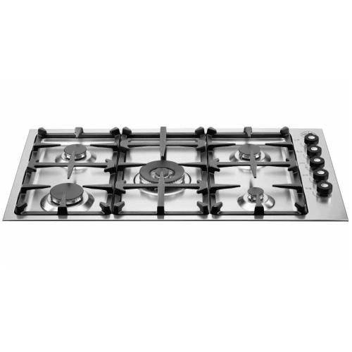 Bertazzoni Q36500X Professional Series 36 Inch Gas Cooktop with 5 Sealed Burners