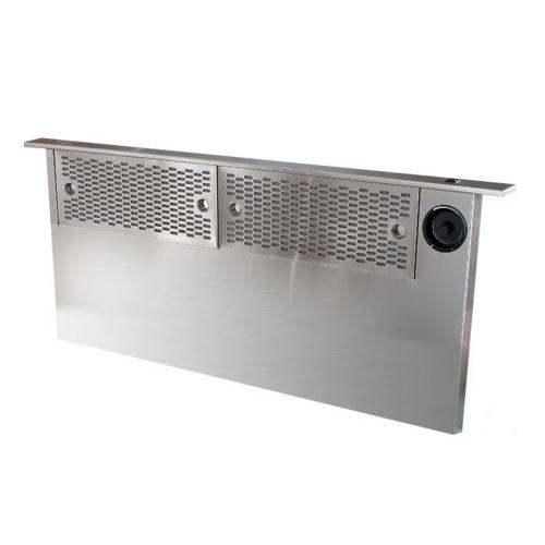 Dacor ERV36ER 36 Inch Raised Vent with Blower Options of 1,000 or 600 CFM's, Infinite Speed Blower Control and Removeable Filter