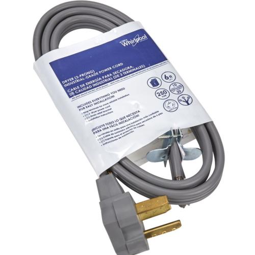 Whirlpool Electric Dryer Power Cord - PT500L