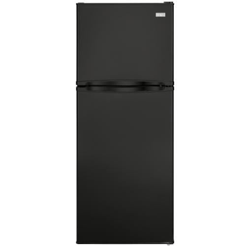 GE HA10TG31SB 10.1 Cu. Ft. Top-Freezer Refrigerator (Black)