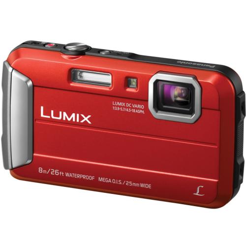 Panasonic DMCTS30R Lumix Dmc-Ts30 Waterproof Digital Camera, Red