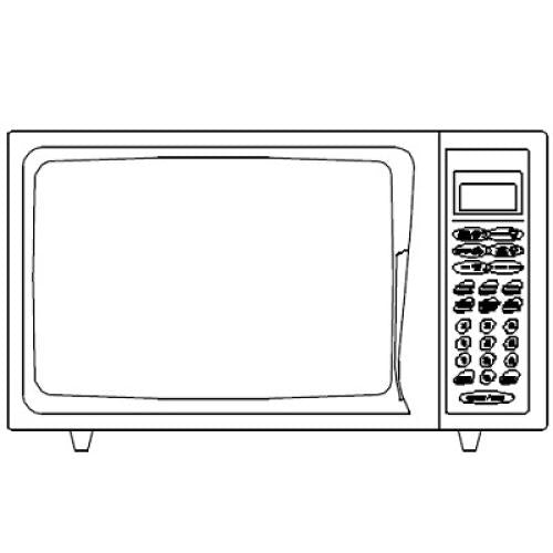 Haier MWG706TW 0.6Cu.Ft Micro Touch 120V/60Hz