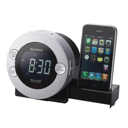 Sony ICFCD3IPSIL Cd Clock Radio For Ipod And Iphone