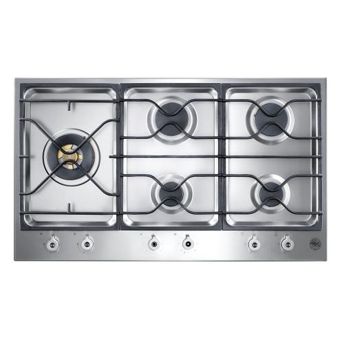 Bertazzoni PM365S0X Professional Series 36 Inch Natural Gas Cooktop with 5 Sealed Burners