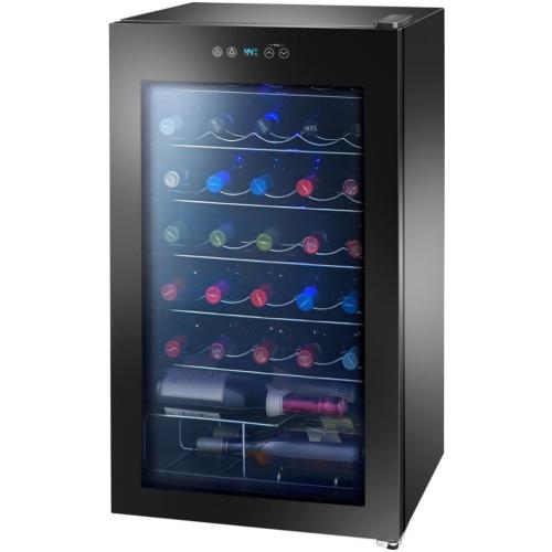 Insignia NSWC34BK6 34-Bottle Wine Cooler - Black