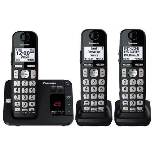 Panasonic KXTGE433B Dect 6.0 Expandable Cordless Phone System