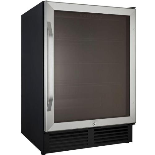 Avanti BCA516SS 5.0 Cubic Feet Beverage Cooler With Glass Door