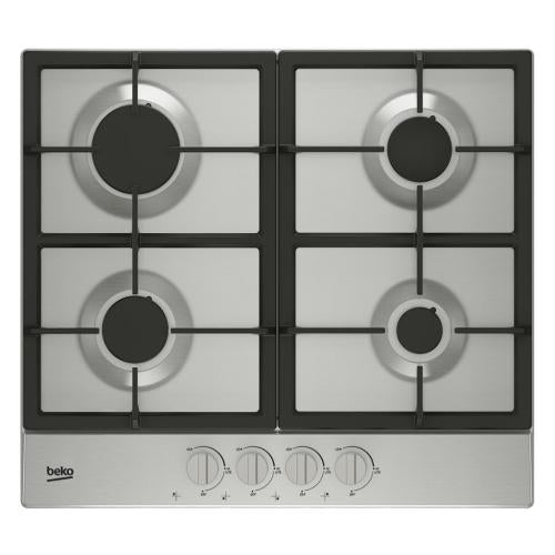 Beko 7750188336 24" Built-In Gas Cooktop with 4 Burners - BCTG24400SS