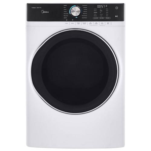 Midea MLG45N1AWW 8.0 Cu. Ft. Front Load Gas Dryer