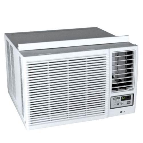 LG LW7010HR 7,000 BTU Room Air Conditioner with 3,850 BTU Electric Heat, 280 sq. ft. Cooling Area, Dehumidification, 9.7 EER, R-410A Refrigerant and Remote Control