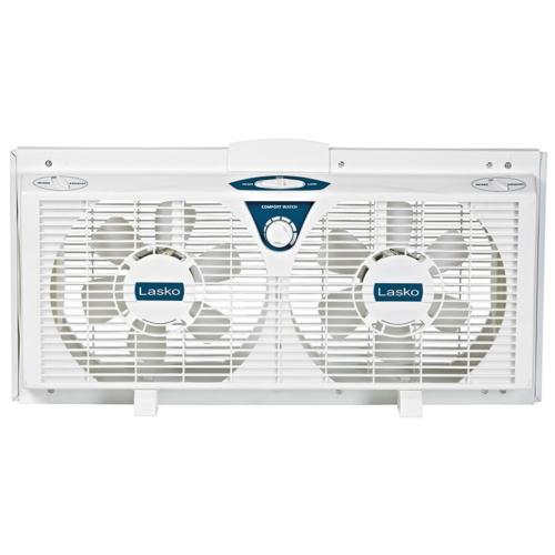 Lasko 2138 8-Inch Electrically Reversible Twin Window Fan