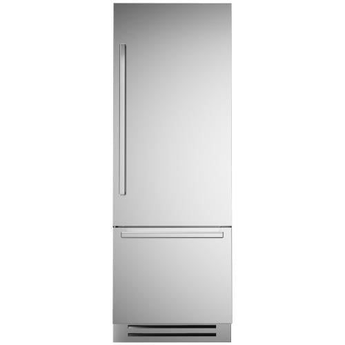 Bertazzoni REF30PIXR Professional Series 30 Inch Built-In Bottom-Freezer Refrigerator with Flex Mode