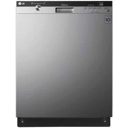 LG LDS5540ST Semi-Integrated Dishwasher with SenseClean™ Wash System, SmartDiagnosis™, EasyRack™ Plus, SmoothTouch™, NeveRust™ Stainless Steel Tub, 14 Place Settings, 5 Wash Cycles, 2 Spray Arms and 48dB LoDecibel™ Operation: Stainless Steel