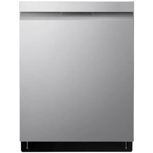 LG LDP6810SS 24 Inch Smart Fully Integrated Dishwasher with 15 Place Settings, Adjustable 3rd Rack, Soil Sensor, QuadWash™ System, Glide Rails, Wi-Fi and ThinQ® Enabled, and Energy Star Certified: PrintProof™ Stainless Steel