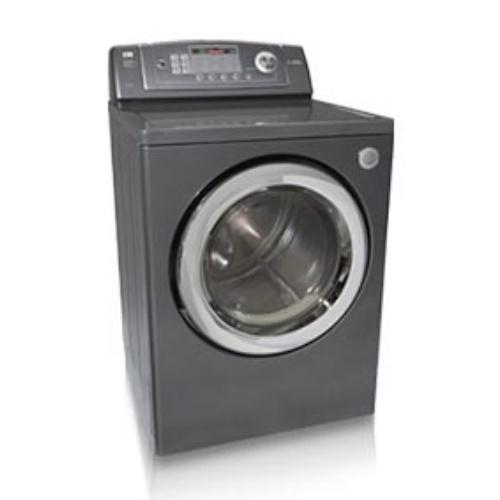 LG DLE0442G 27 Inch Electric Dryer with 7.3 cu. ft. Capacity, 9 Drying Programs, 6 Drying Options, Stainless Steel Drum and Drying Rack: Pearl Grey